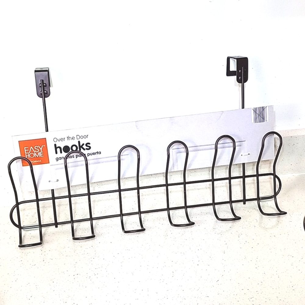 Over the Door Hooks, Metal New with tags